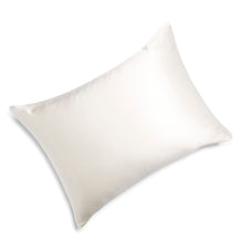 Cloud 9 Ivory White Silk Pillowcase pillow on white background 